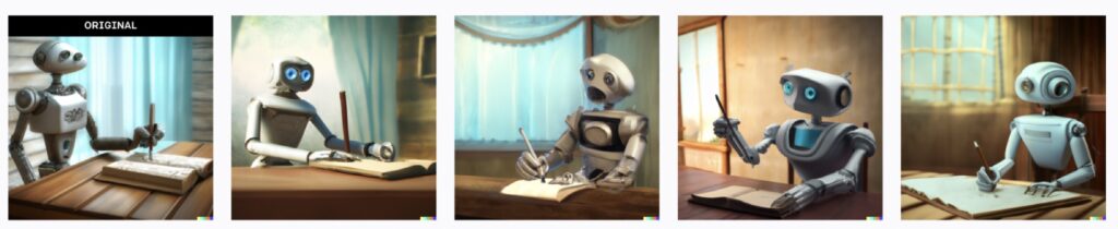 Robot intelligence artificielle écriture de roman 